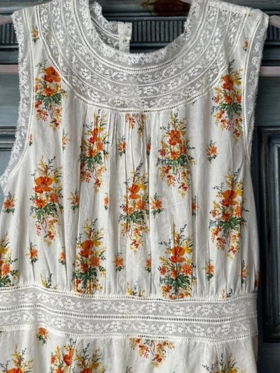 Doen Lilliane Dress Petit Bouquet de Chamonix Size XL NWT - Picture 8 of 13